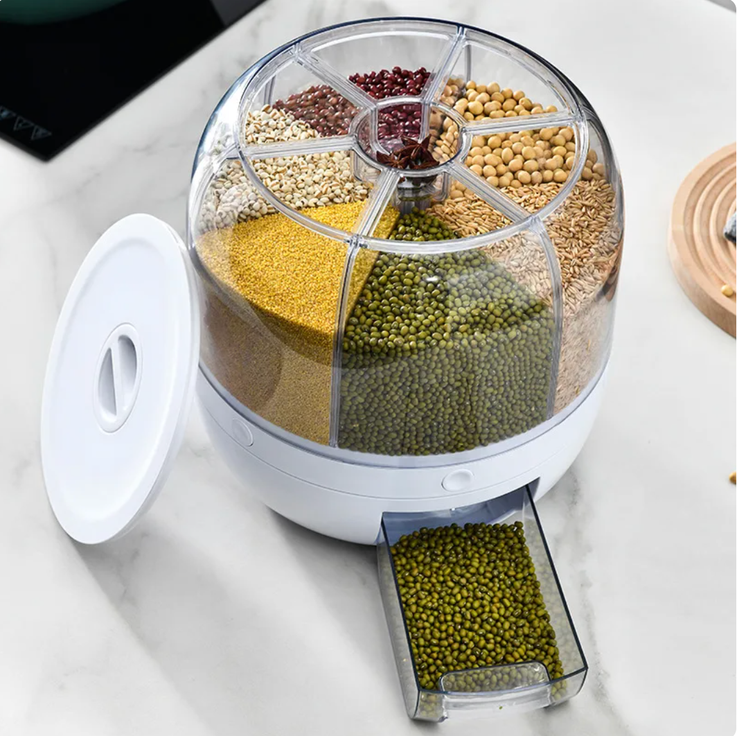 TopDeviceSolution™ 360 Degree Rotating Food Dispenser