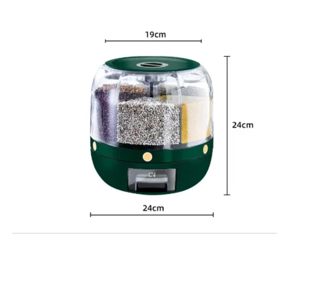TopDeviceSolution™ 360 Degree Rotating Food Dispenser