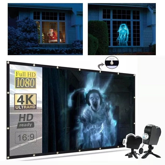 TopDeviceSolution™ Halloween Christmas Window Projector