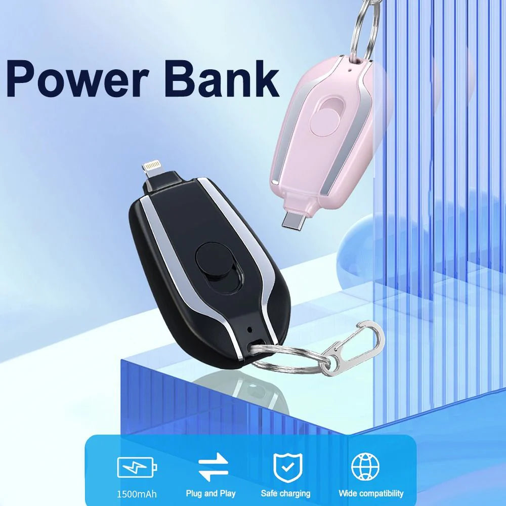 TopDeviceSolution™ Compact Keychain Power Bank